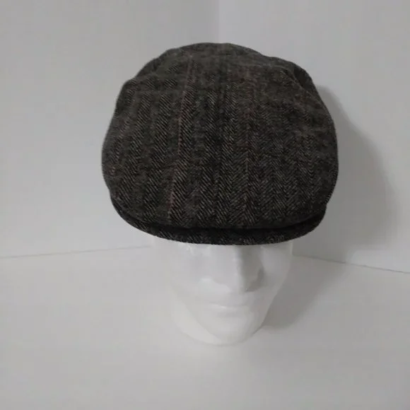 Men's Dockers® Plaid Herringbone Flat Top Ivy Cap - Picture 2 of 13